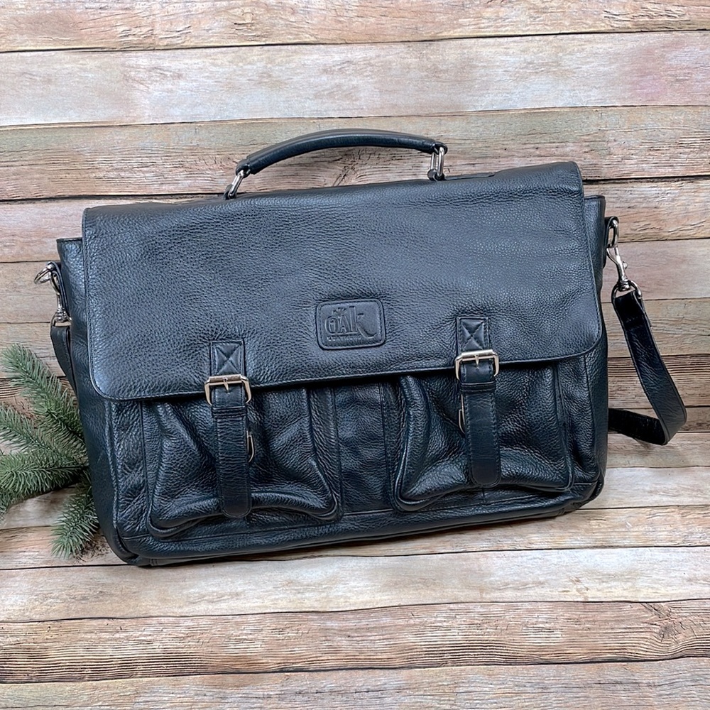 Oak Leather Men’s Satchel / Shoulder Bag / Messenger Bag